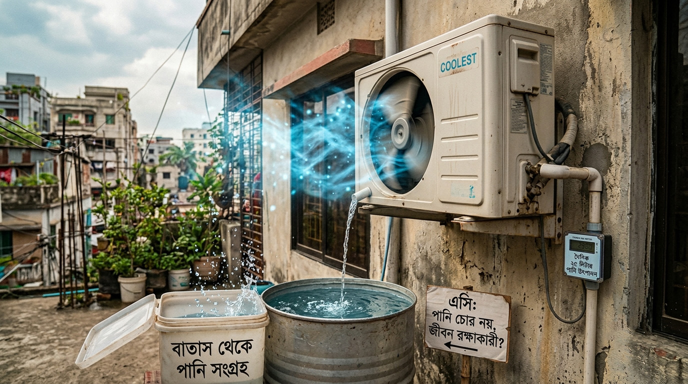 বাতাস থেকে পানি চুরি করছে এসি, কি হবে পৃথিবীর? 
